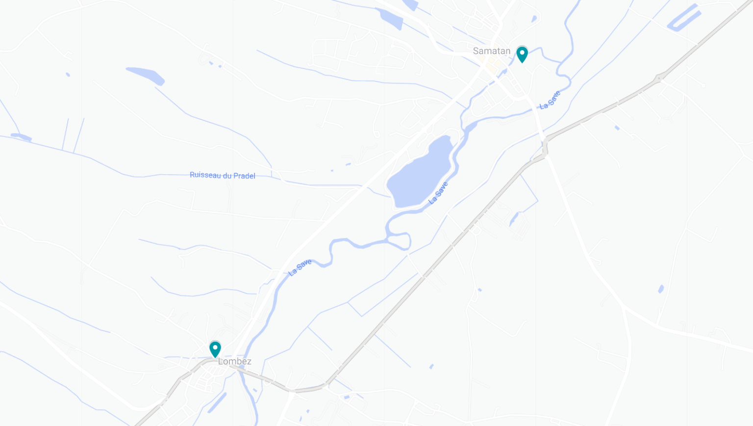 Plan accès Hopital EHPAD Lombez-Samatan